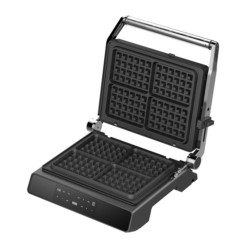 factory wholesale 2200w muti-function oilless cool touch handle Grill 4 Slice Detachable Contact Gril with pp panel