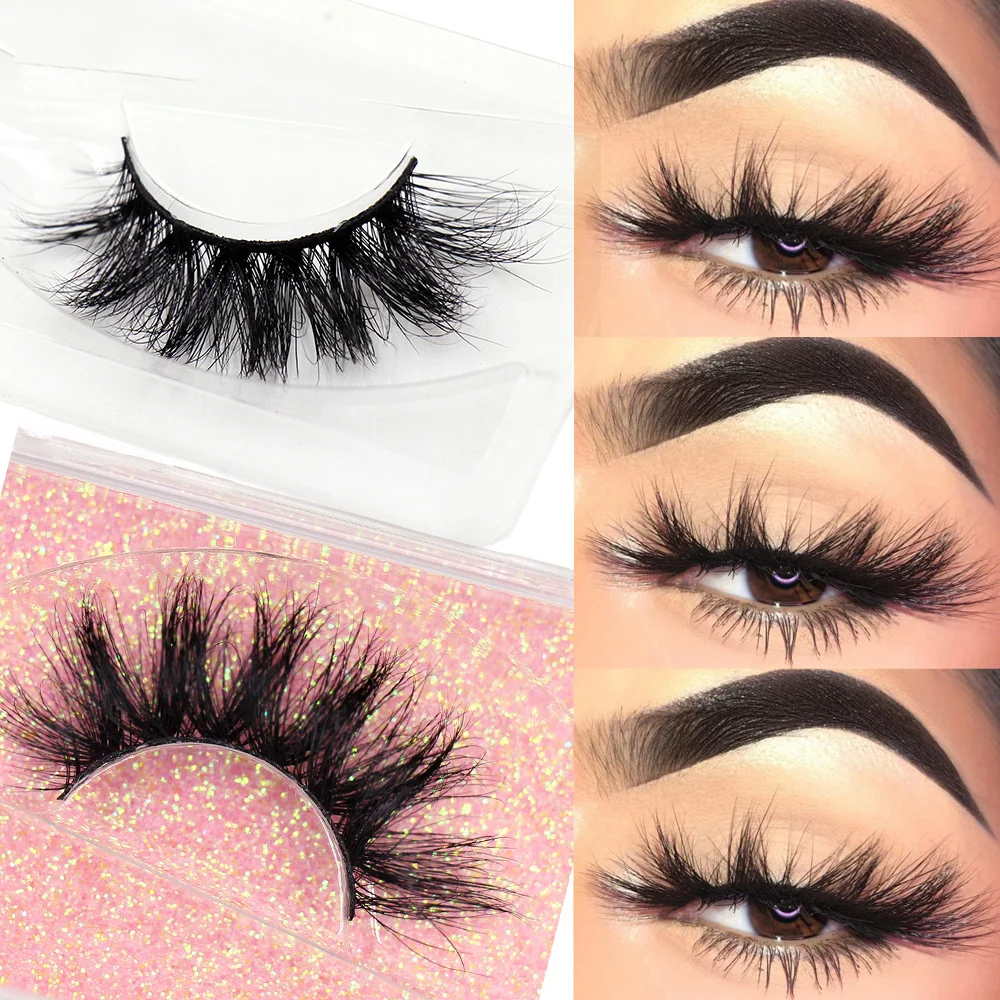 wholesale mink lashes 5D mink eyelashes vendor 25mm mink eyelash