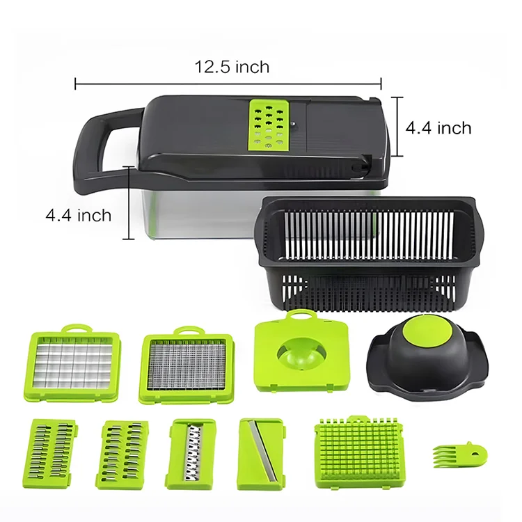 OOU новый продукт Многофункциональный 10 в 1 фруктовый овощерезка резак измельчитель