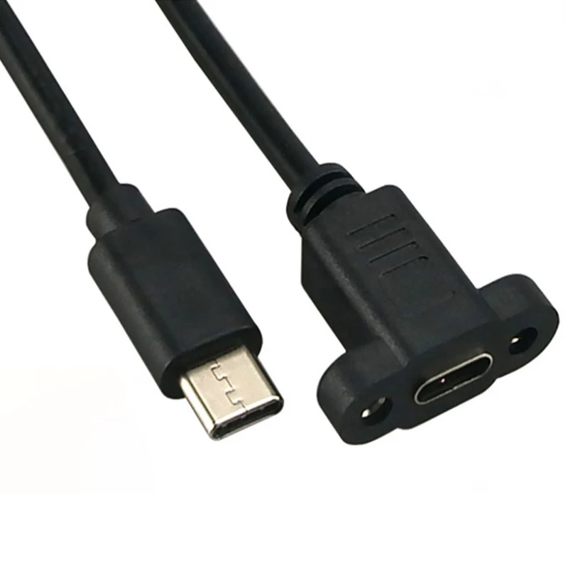 Panel Mount Type USB C to USB C Cable USB Extension Cable