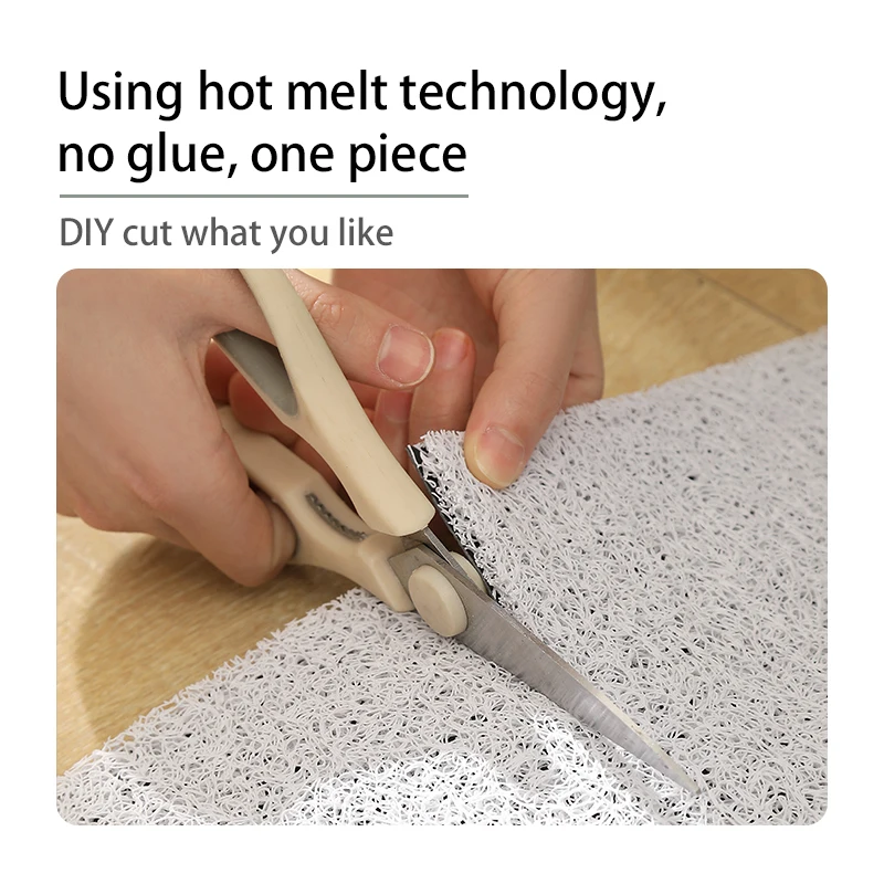 Customizable Luxury Door Rugs Entrance Silk Circle Foot Mat Nordic Silk Circle Foot Entrance Home Carpets