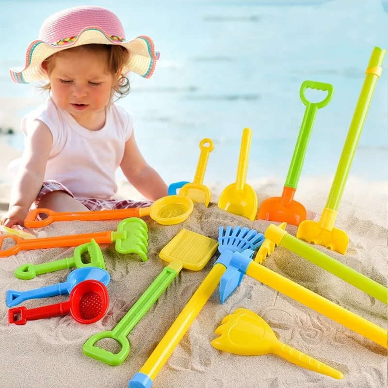 Beach Shovel And Bucket Plastic Shovel Sand Dig Snow Play Water Play Sand Tools Stand Toys For Kids