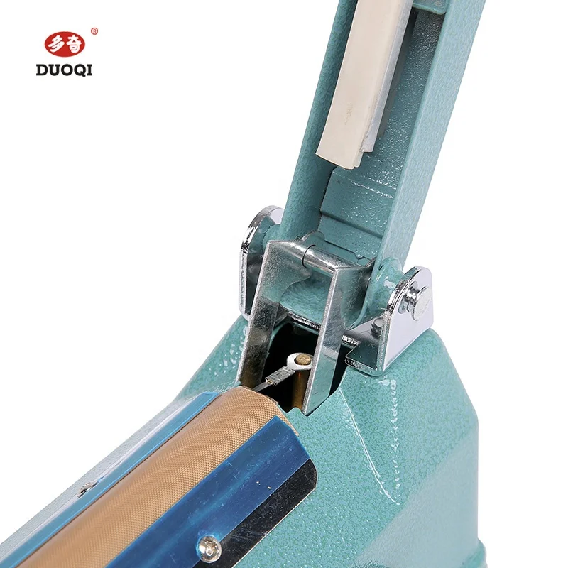 DUOQI SF-200I manual control hand sealing packing machine iron portable hand held impulse heat handy sealer