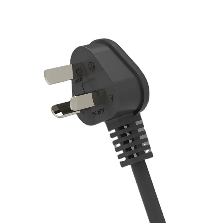10A 250V CN 3 Pin Electrical AC Power Cord 3 Core Extension Wire Cable 3 Prong CN Electric Plug