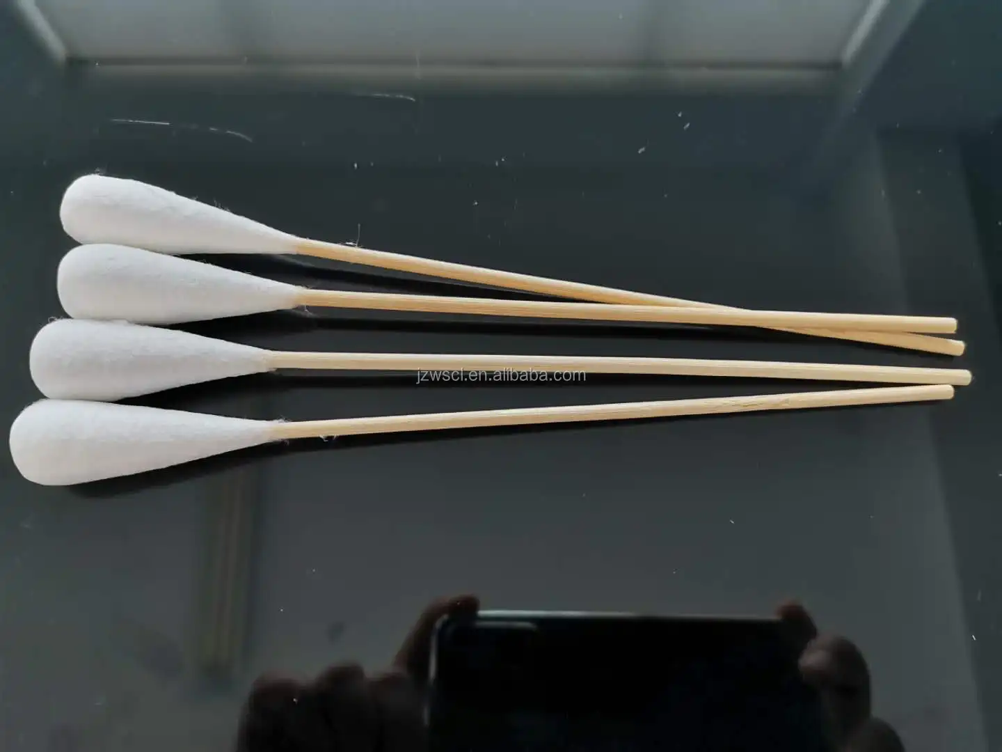 Bamboo Stick Organic Qtips Extra Large Head Cotton Swab