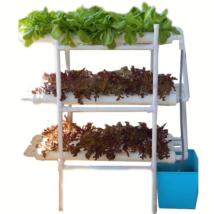108 Holes Hydroponics Nft System with 36/72/108 Holes Kits Vertical Hydroponic Growing Systems PVC channel Tube Plant vegetable