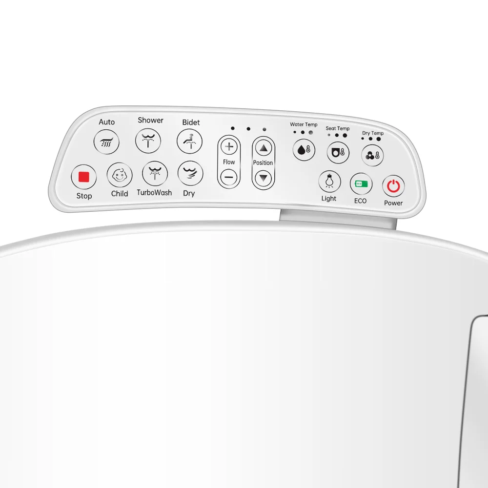Wellblue Electric Intelligent bidet toilet seat auto toilet cover baby smart toilet seats cover with Attach control