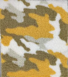 100% Polyester Knitted Flocking Curly Pile Sherpa Berber Fleece Plush fabric for Garment, Toy, Accessories