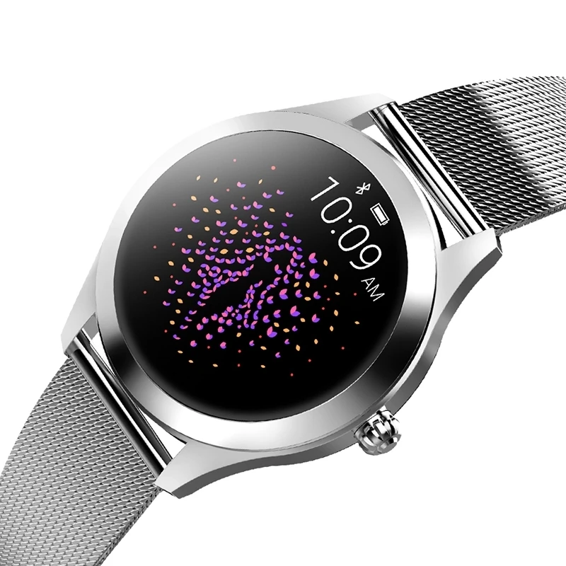  KW10 Smart Watch Women 2021 IP68 Waterproof Heart Rate Monitoring smart watch For Android IOS Fitness Bracelet