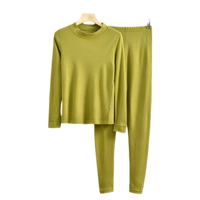 Autumn and Winter new couple autumn clothes long pants sexy inner wear padded heating bottoming shirt warm top suit