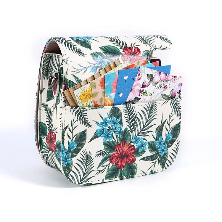 Fujifilm Instax Mini 8/Mini 9 растительный узор камеры чехол