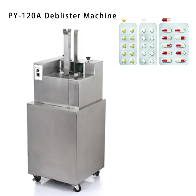 PY120 automatic tablet and capsule de-blister machine for taking out tablets and capsules deblister