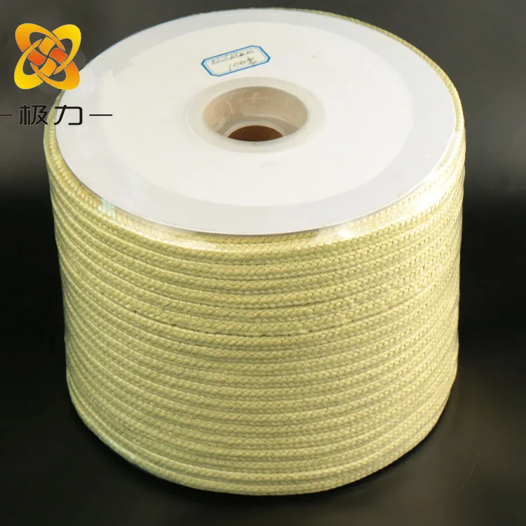 Heat Resistant Para Flat Aramid Roller Rope  for Glass Tempering Furnace