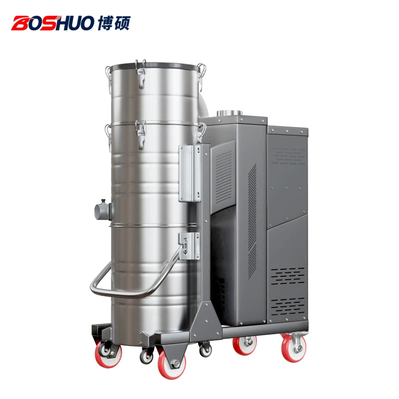 Boshuo 380V automatic high power pulse blowback industrial vacuum cleaner