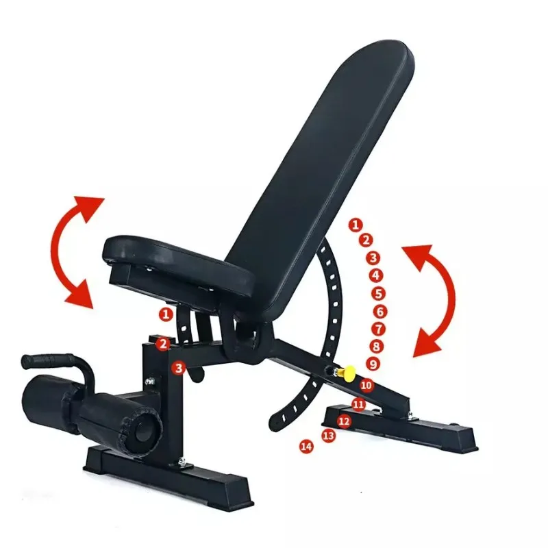 Fitness Bench Press Gym Equipment Home Use Adjustable 60 Degree Bench for Sale