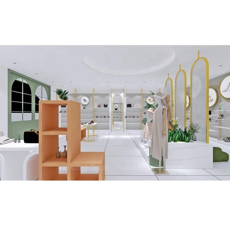 Модный магазин одежды дизайн розничный мебель Shopfitting Boutique дисплей
