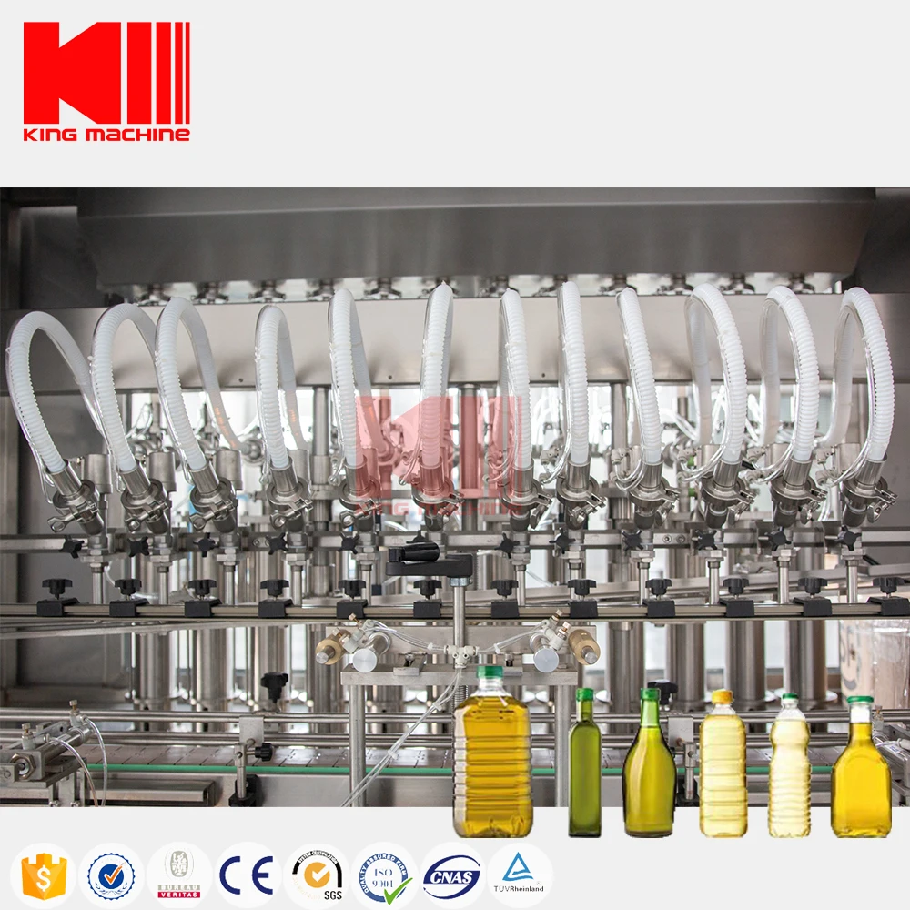 Automatic full complete filling production line including injection moulding for palm oil sunflower oil