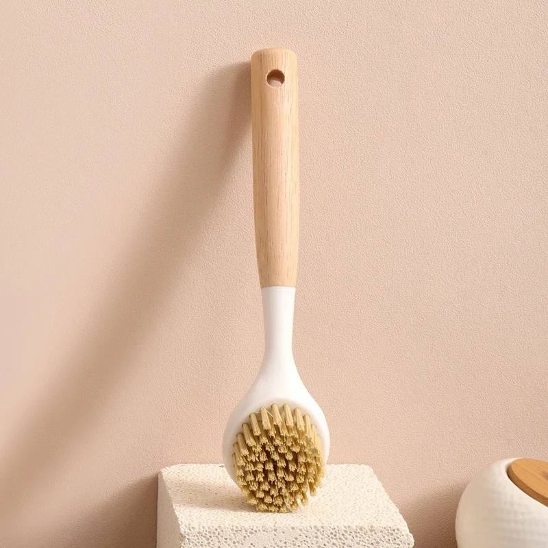 PP Material Kitchen Brush Pot for Home Use Stove Bowl Cleaning Descaling and Oil-Free Washing for Car and Toilet Use