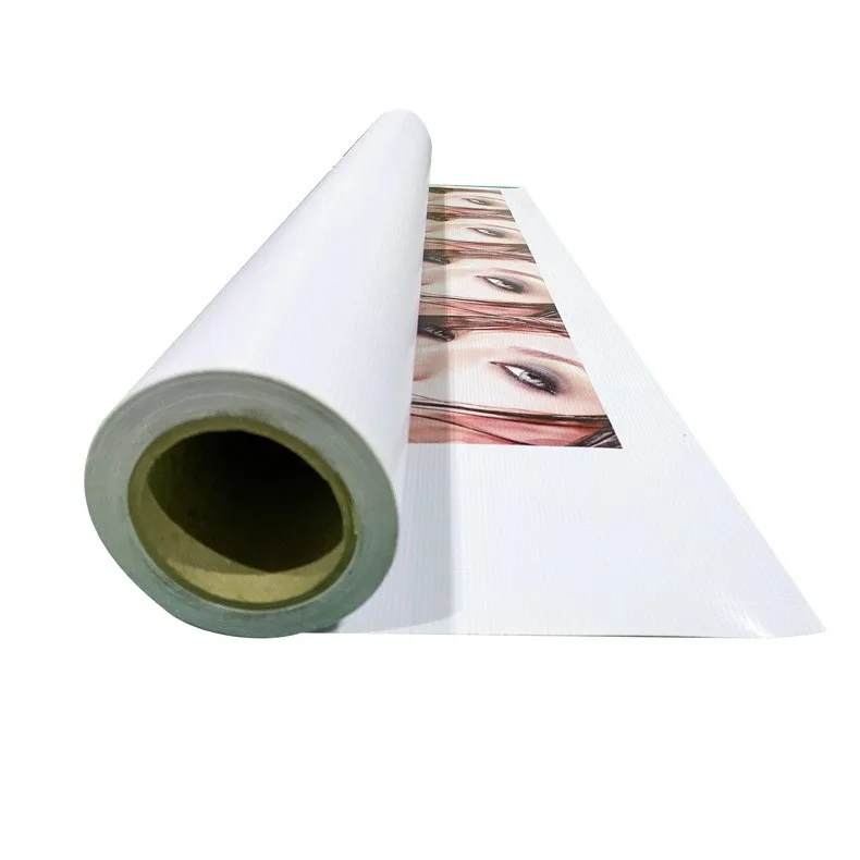 Pvc mesh banner high glossy flex inkjet media print frontlit banners