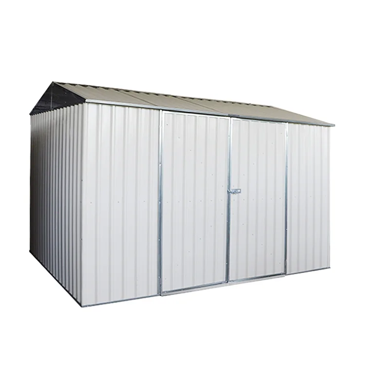  H 10 x FT Large Size Apex Roof Steel Motorcycle Shed