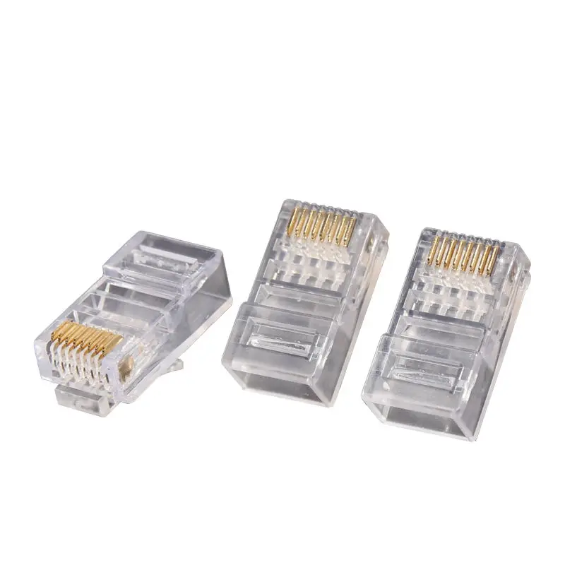 UTP Cat6 Cat5e RJ45 Network Modular Plug connecter 8p8c UTP modular RJ45 plug connector