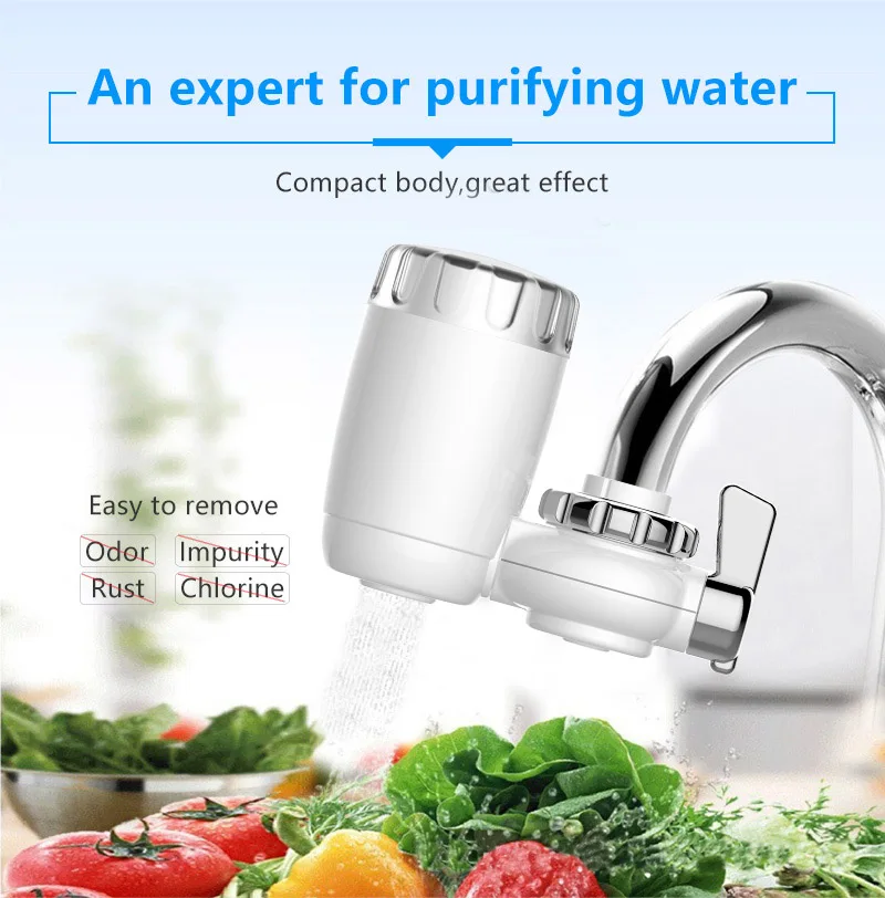 China Supplier Natural Ceramic Filter Cartridge Replacement Faucet Mounted Water Filter Taps
