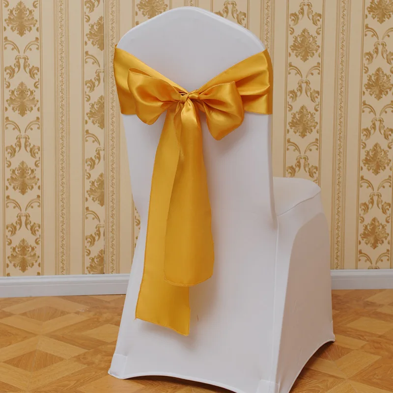 Banquet Chair Sash Bow Satin Chair Sash Blush Pink Sequin Chair Sashes