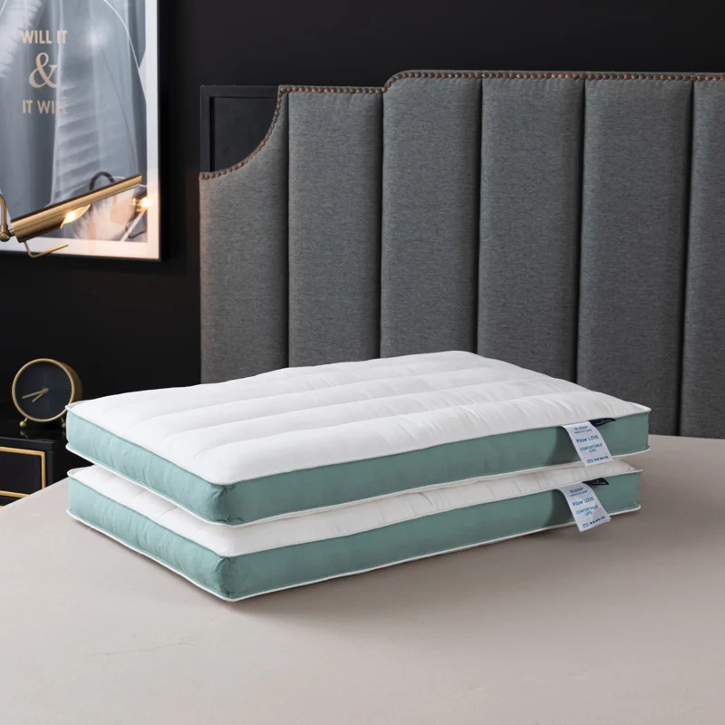 High Quality Three Dimensional Pillow Hotel Home Use 100% Polyester Fiber High Supporting Force Customized Size