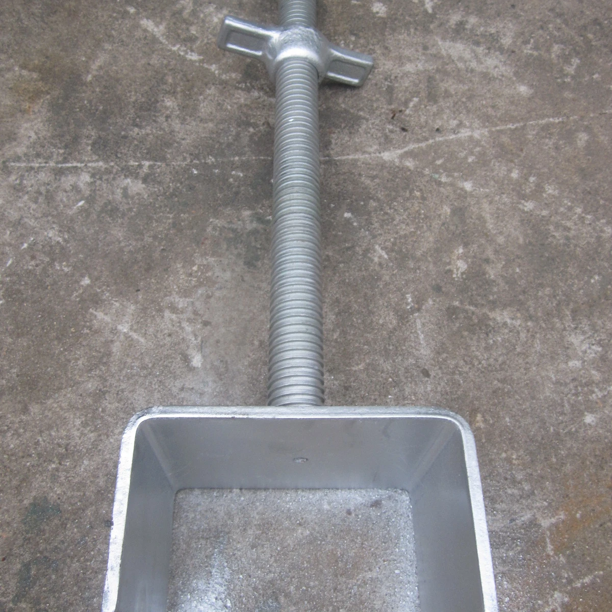 Adjustable Scaffolding U-head Base Jack Support For Galvanized Scaffold System