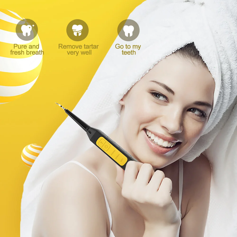 Oral Hygiene Product Sonic Dental Scaler Tooth Calculus Remover Tartar Tool Dentist Teeth Cleaner