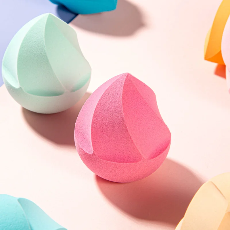New ice cream barrel powder puff hydrophilic non-latex beauty egg wet and dry special-shaped makeup egg