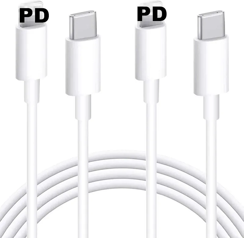 Origin Foxconn usb c PD fast charging cable type c to 8pin pd 18w cable 2M for iphone 11 12 13 pro max