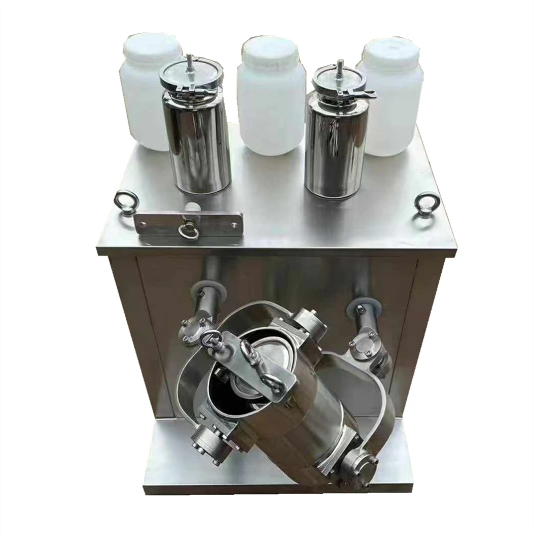 High Efficiency 3 Dimensional Powder mixer & 3D Mixer Powder Mixing Blender Machine for food/chemical/metallurgy/electronics
