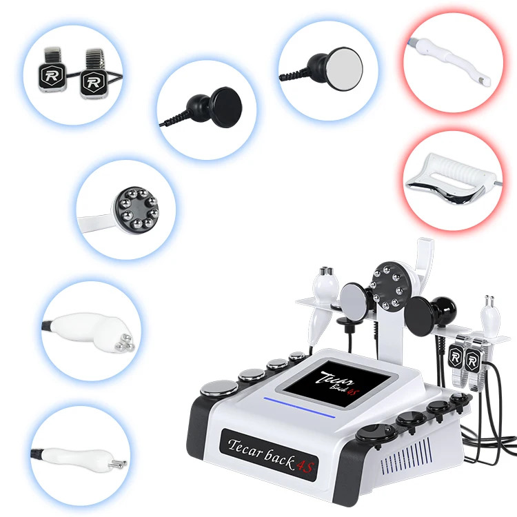 New Design 448k RF Diathermy Tecar Therapy For Physiotherapy Pain Relief  Home USE Tecar Equipment