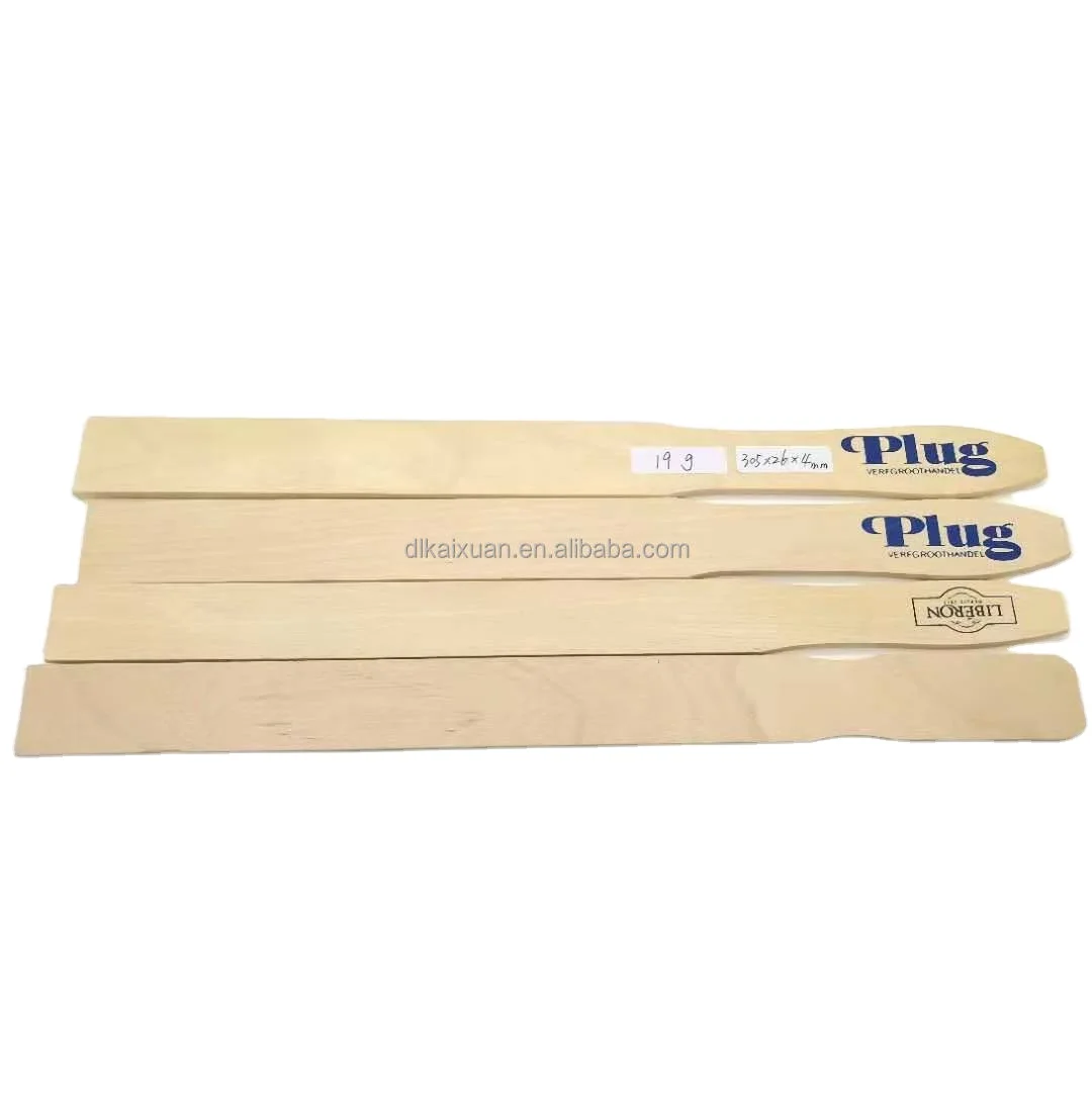 Лидер продаж на плоской деревянной подошве размешиватель для краски/wood paint палочки