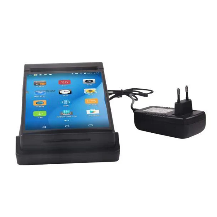  Портативное портативное беспроводное android POS-устройство с 80 мм принтером и считывателем NFC