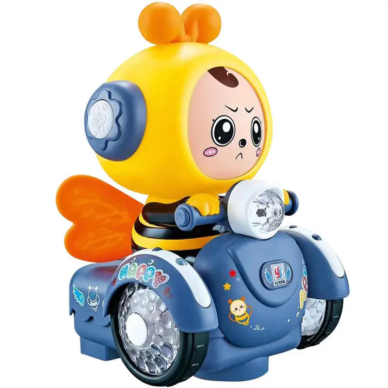 Children Toys 2023 Toys For Child Electric Cartoon Bee B/o Rotating With Music Luminous Kids Gifts Toy