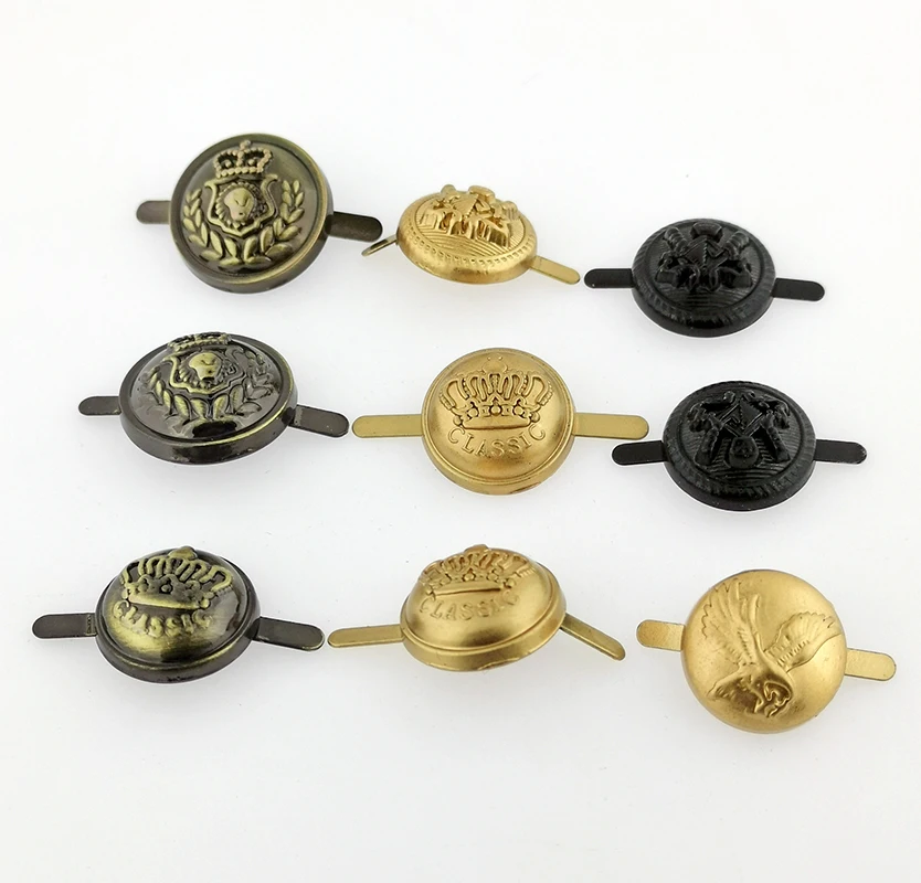 Wholesale high-grade zinc alloy buttons can be used for cotton shoes, luggage decoration accessories