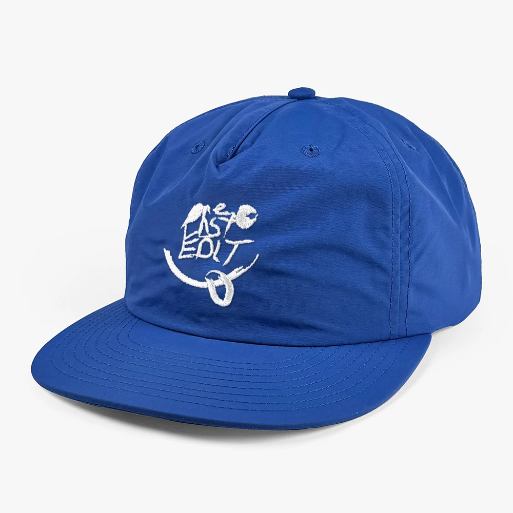 sport soft waterproof quick dry snap back custom embroidered logo 5 panel ripstop baseball cap snapback nylon fabric cap for men