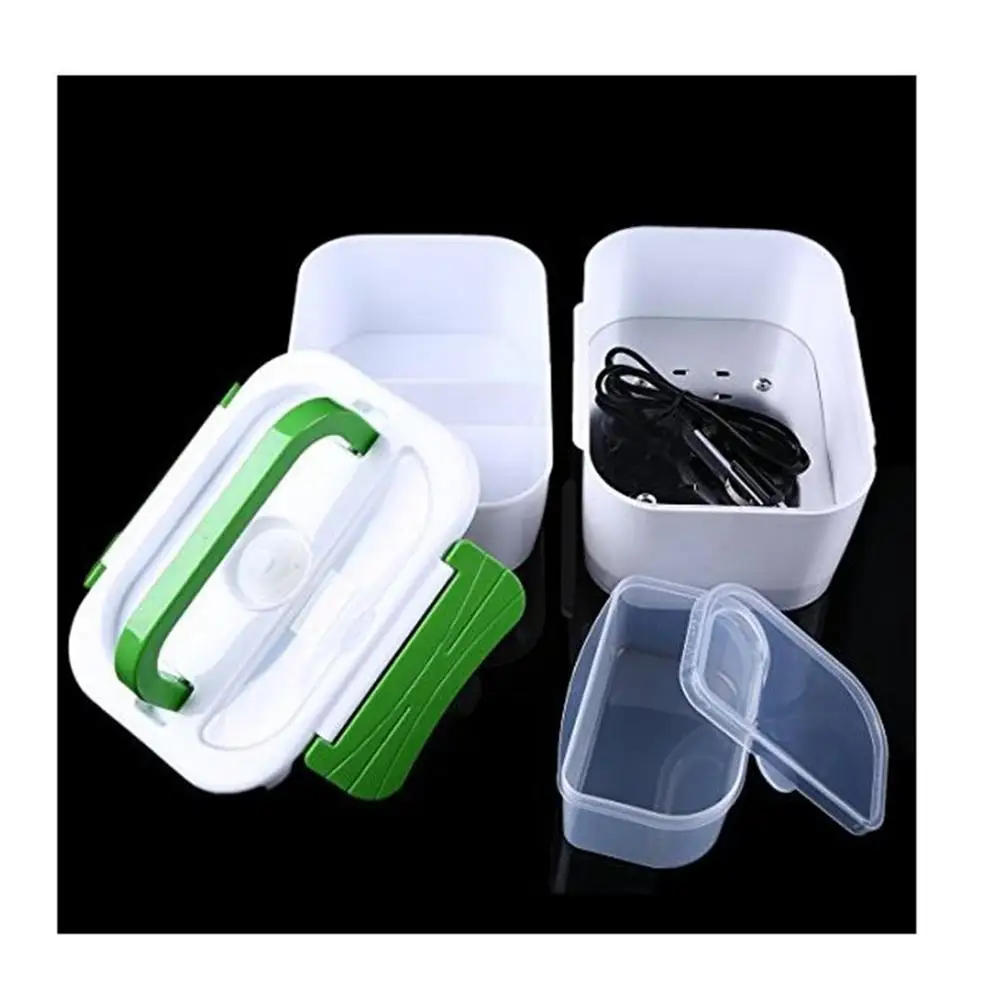 12V and Home Use 110V 2 in 1 Hot Lunch Box Food Storage Container electric heating plastic lunch box