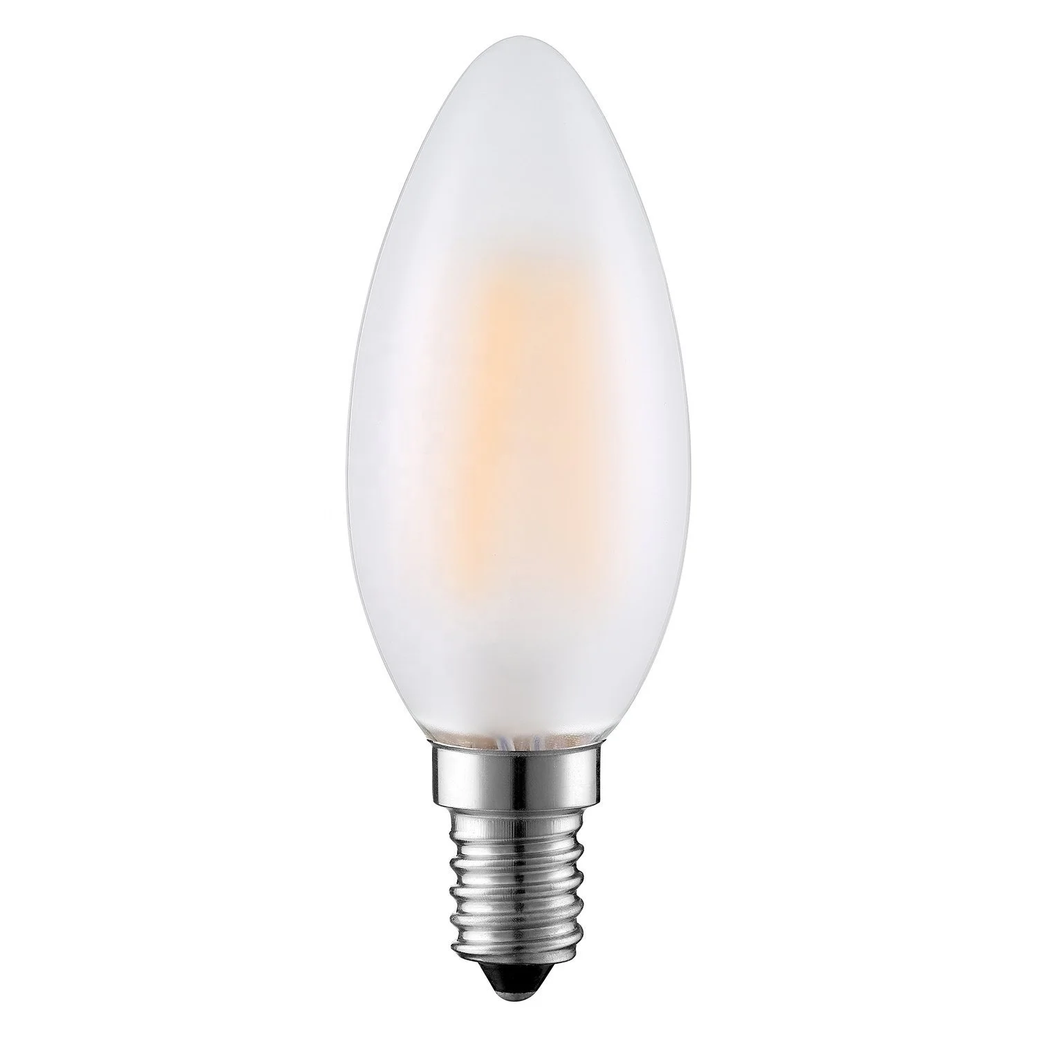 AC E14 220V 4W 2700K Светодиодная лампа накаливания C35 C35F C35T прозрачное матовое стекло люстра лампы