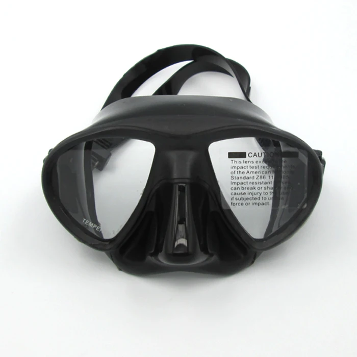 On Stock Factory Supply Double Lens Silicone Low Volume Diving Mask Dive Equipment Hot Sale