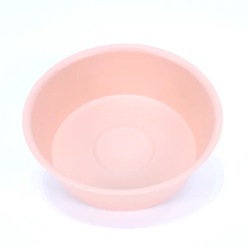 High Quality Eco-Friendly PP Plastic Round Washbasin Household Stackable Storage for Bathroom