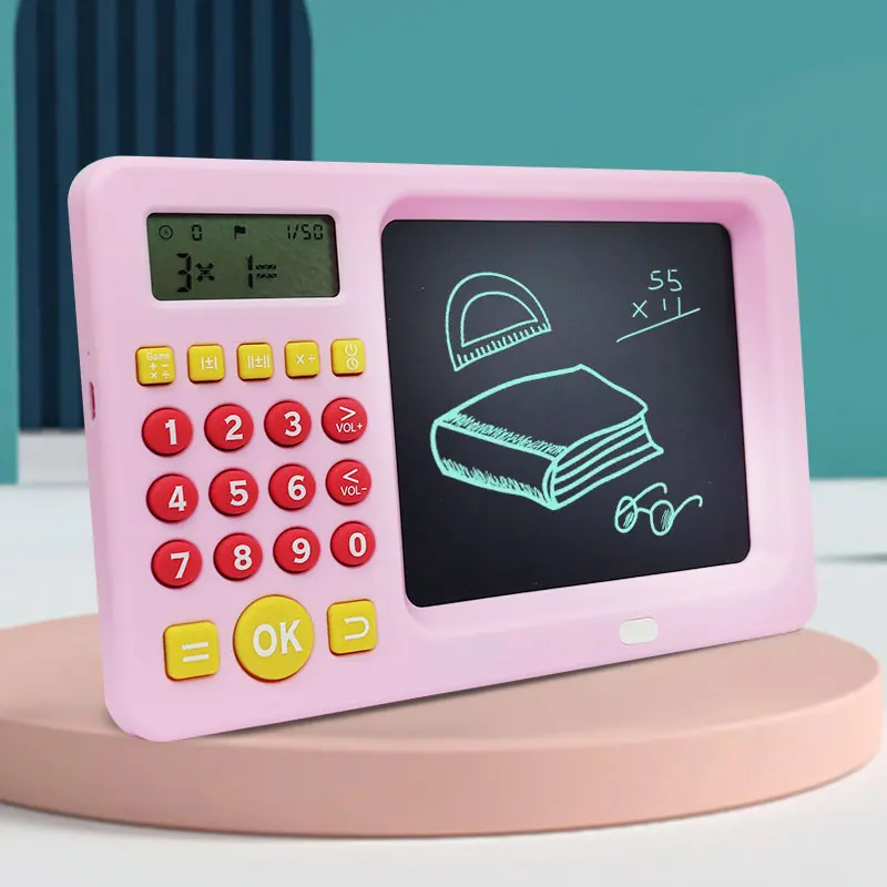 Custom Multi Language Digital Talking and Reading Pen Educational Toy Oral Calculation Math Training Machine LCD Writing Board