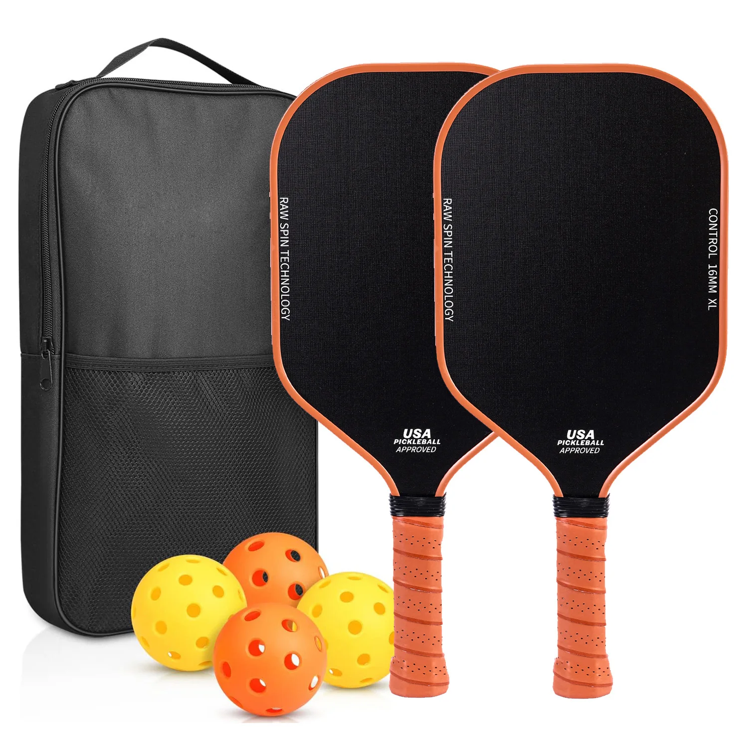 Custom Honeycomb USAPA Approved Carbon fiber pickleball paddle OEM pickleball racket fabric carbon fiber pickleball paddle