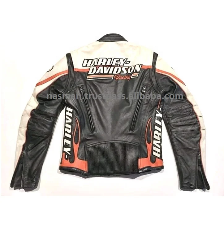  Винтажная кожаная мотоциклетная куртка HARLEY DAVIDSON Racing Специальный выпуск с оригинальным орлом из коровьей кожи 2021 американская