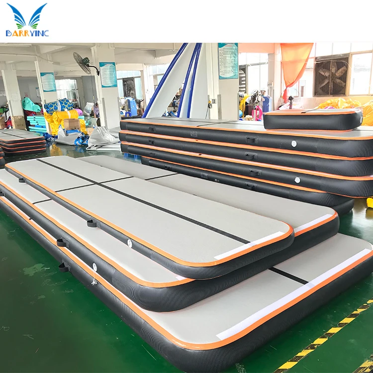 Factory price electric airpump bouncy tumbling  air track ,inflatable air tumble track gym mat