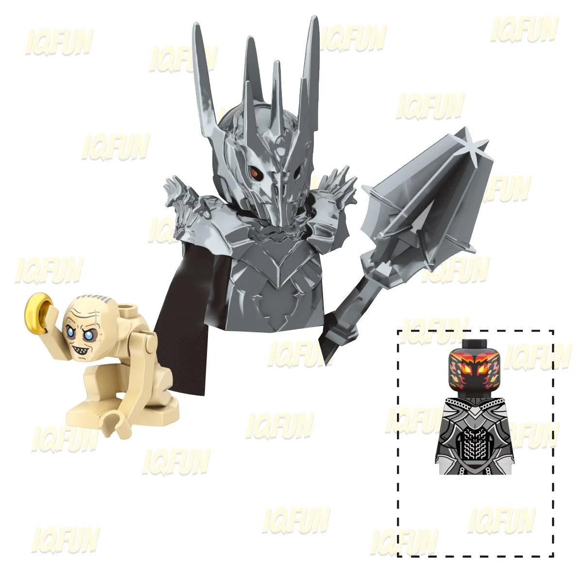 The Hobbit Fantasy Film Characters Cartoon Action Building Block Lord of the Rings Plastic Toy Mark Small Figure Assembled Toys