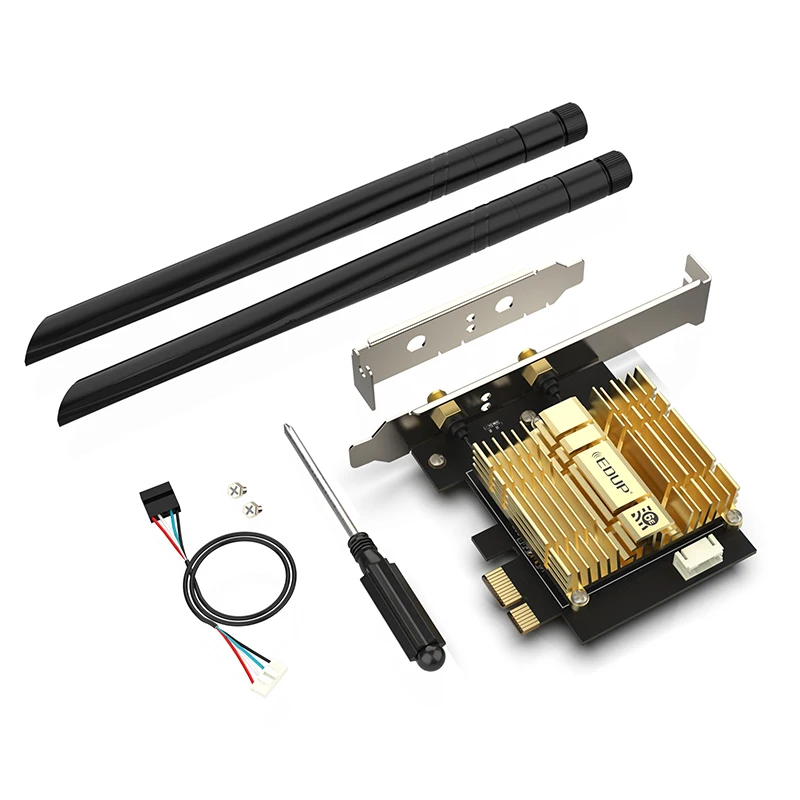 Сетевая карта 5400 Мбит/с 2 4G/5G/6G 802.11AX WIFI 6E In-tel AX210NGW AX200 BT 5 беспроводной адаптер PCIE PCI Express AX210