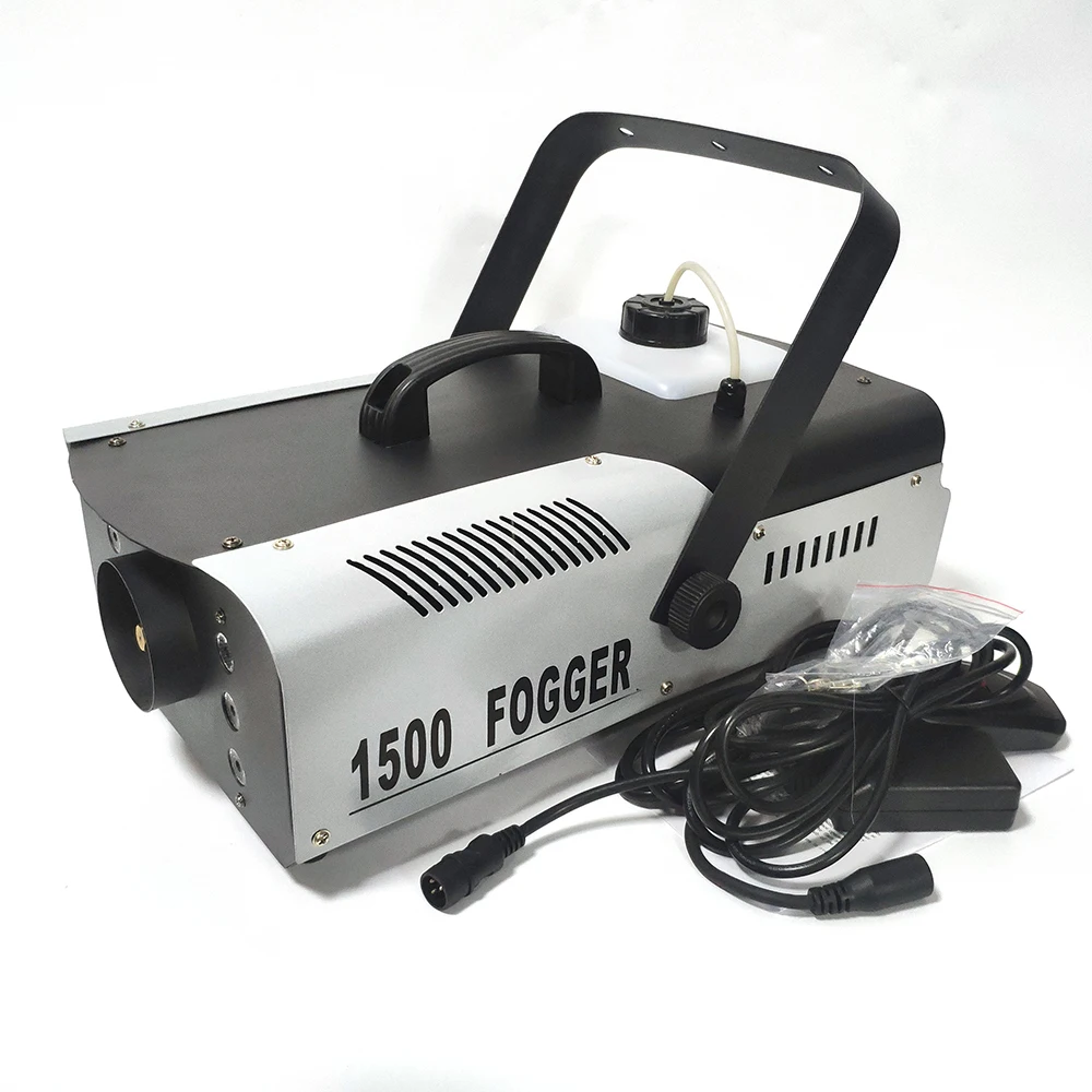 
Professional 1500w Fog Smoke Machine Remote Control Stage Machine For Stage Performance Wedding Event And Club 